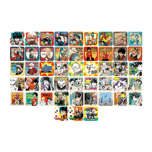 "My Hero Academia" -RIVALS- Art Coaster (R) Complete Set (45 Kinds + Bonus 3 Kinds / 48 Kinds in Total)
