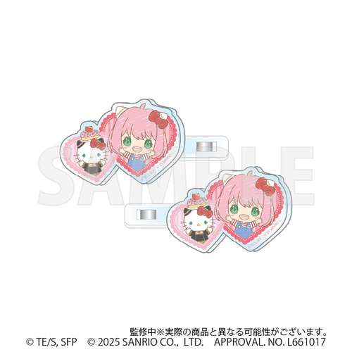 SPY x FAMILY Sanrio Characters Multi Clip 2 Piece Set Anya Forger & Hello Kitty