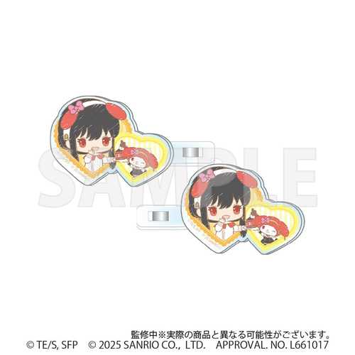 SPY x FAMILY Sanrio Characters Multi Clip 2 Piece Set Yor Forger &amp; My Melody