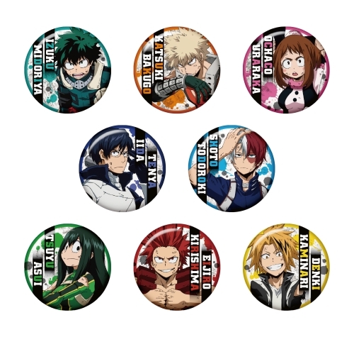 My Hero Academia Trading Can Badge -Battle- Box