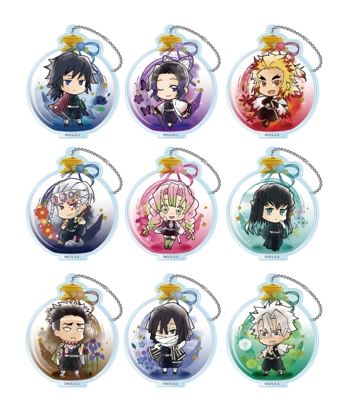 Demon Slayer: Kimetsu no Yaiba Toji Colle Acryl Key Chain Vol.2 -Kachofugetsu- Box